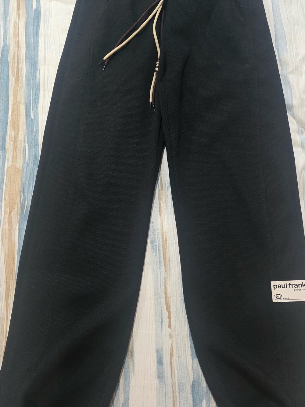 Paul Frank Black Wide-Leg Joggers - 2026 Collection